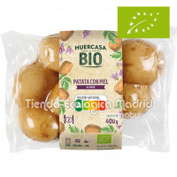 Patata Cocida con Piel Bio, Pack 400 Gr (Huercasa)